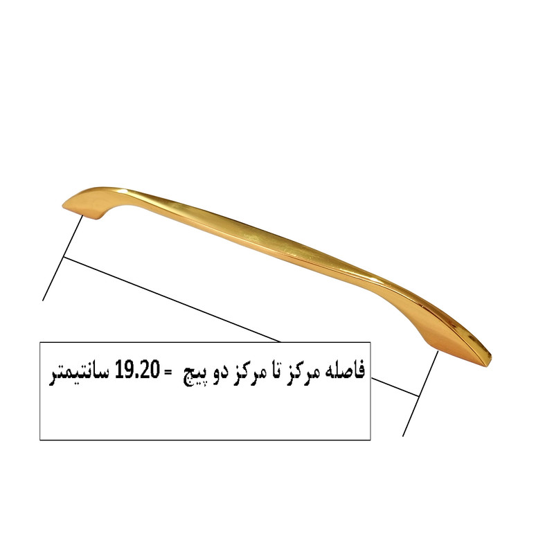 دستگیره کابینت و کمد مدل CH192 بسته 5 عددی