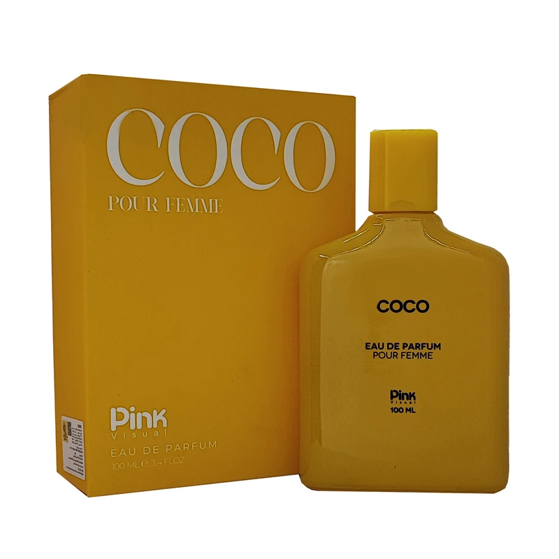 ادوپرفیوم زنانه پینک ویژوآل مدل Coco Modemoiselle با رایحه شیرین حجم 100 میلی‌لیتر