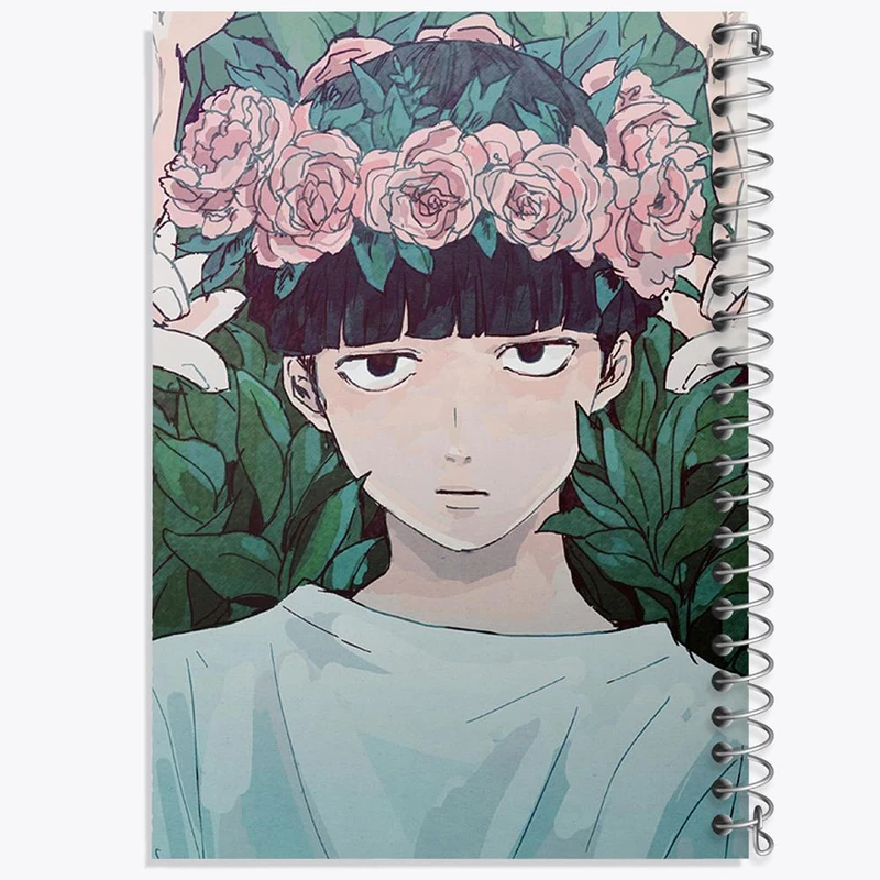 دفتر مشق 50 برگ خندالو مدل شییکو انیمه موب سایکو Mob Psycho 100 کد 24471