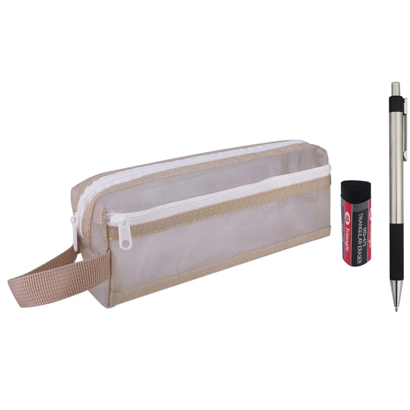 جامدادی مدل bluma_74 به همراه مداد نوکی و پاک کن