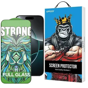 Epicoy Lion Strong Glass Screen Protector For Apple iPhone 16 Pro Max