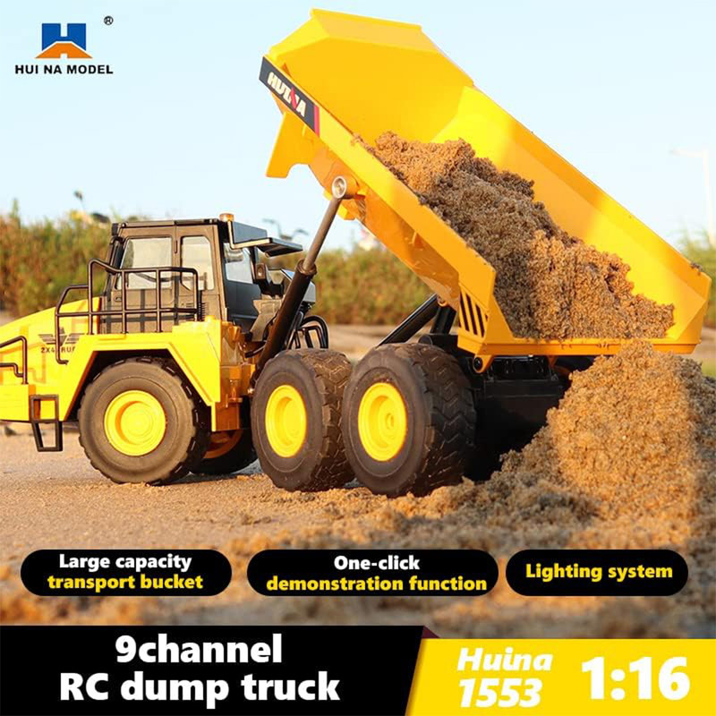 ماشین بازی کنترلی هوینا مدل 553 Dump Truck