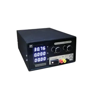 منبع تغذیه الکتریکی کینگ 30 ولت 10 آمپر مدل NTX-3010