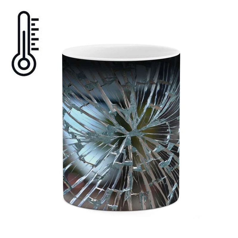 ماگ حرارتی کاکتی مدل شیشه شکسته کد mgh18037