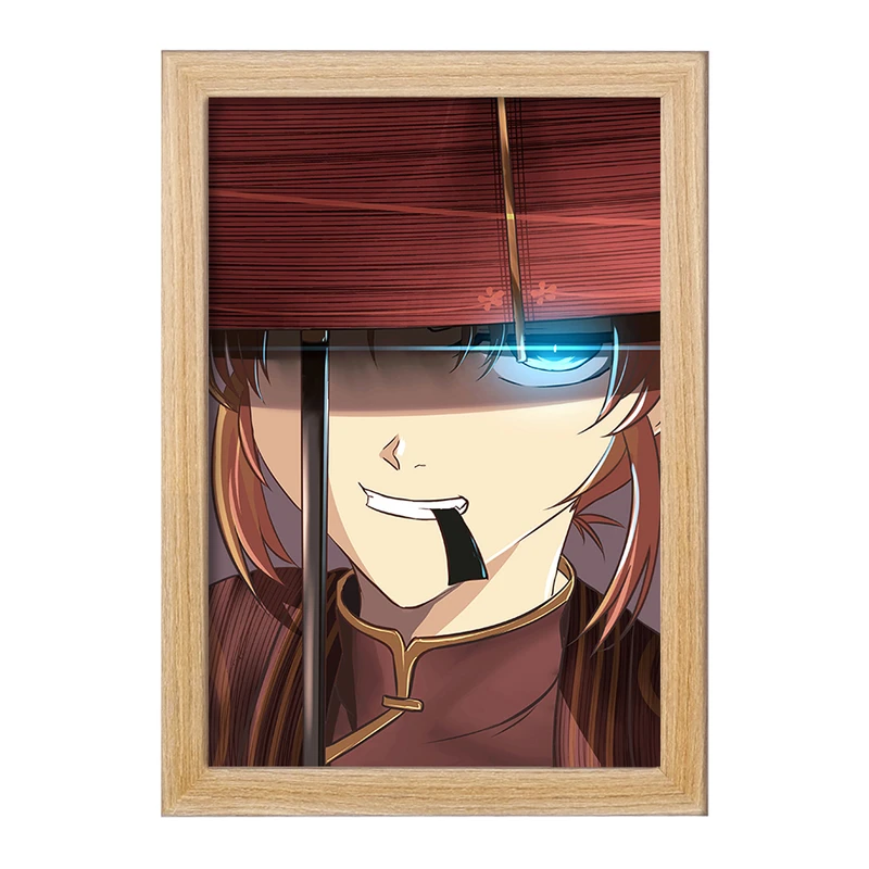 تابلو خندالو مدل کاگویا انیمه گینتاما  کد 12959