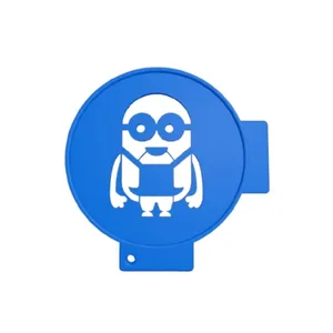 شابلون تزیین قهوه مدل Minion