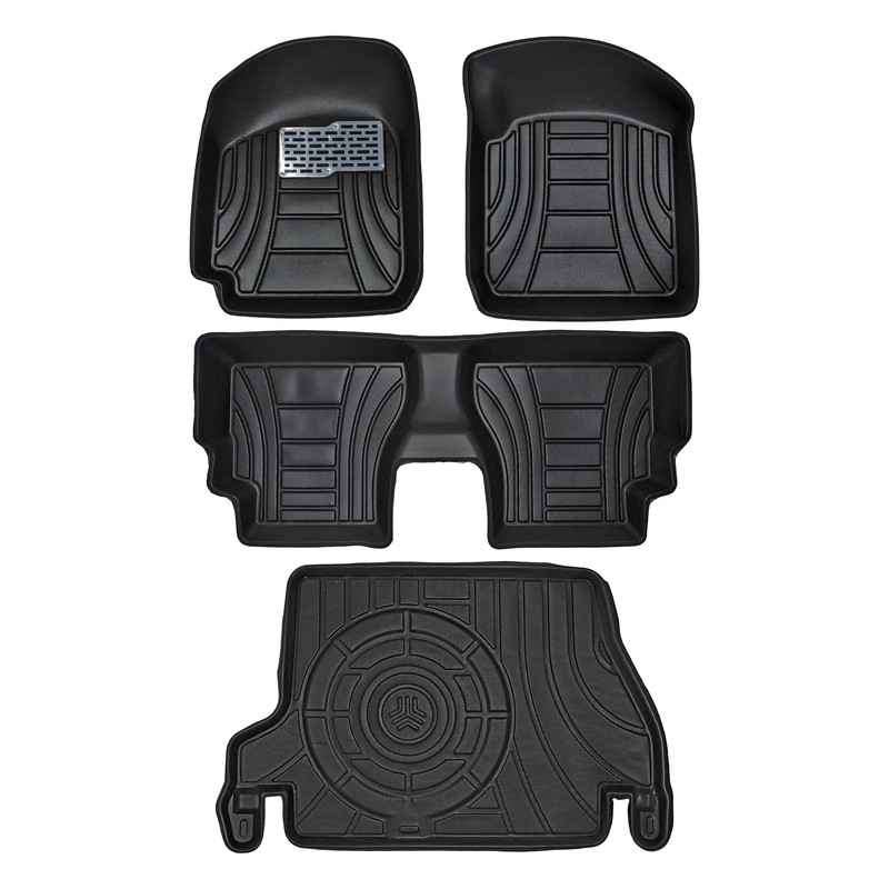 کفپوش سه بعدی خودرو پانیذ مدل MHLB مناسب برای پراید صبا به همراه کفپوش صندوق