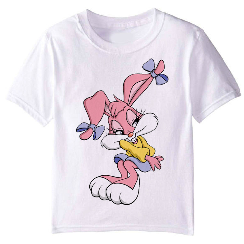 تی شرت آستین کوتاه دخترانه مدل خرگوش F9