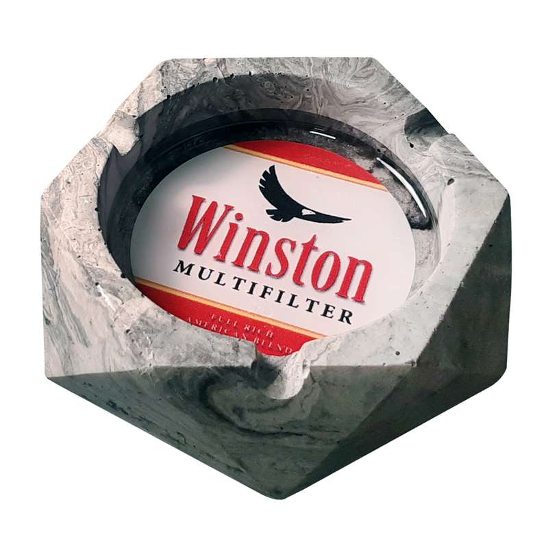 زیرسیگاری مدل اپوکسی طرح Winston 