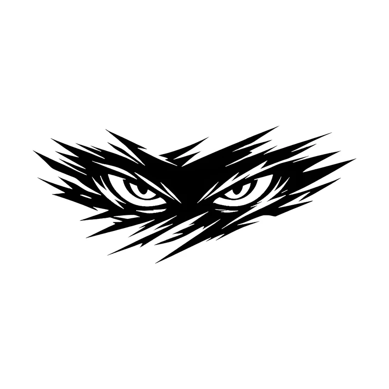 برچسب بدنه خودرو طرح چشم کد eye-kho-201 