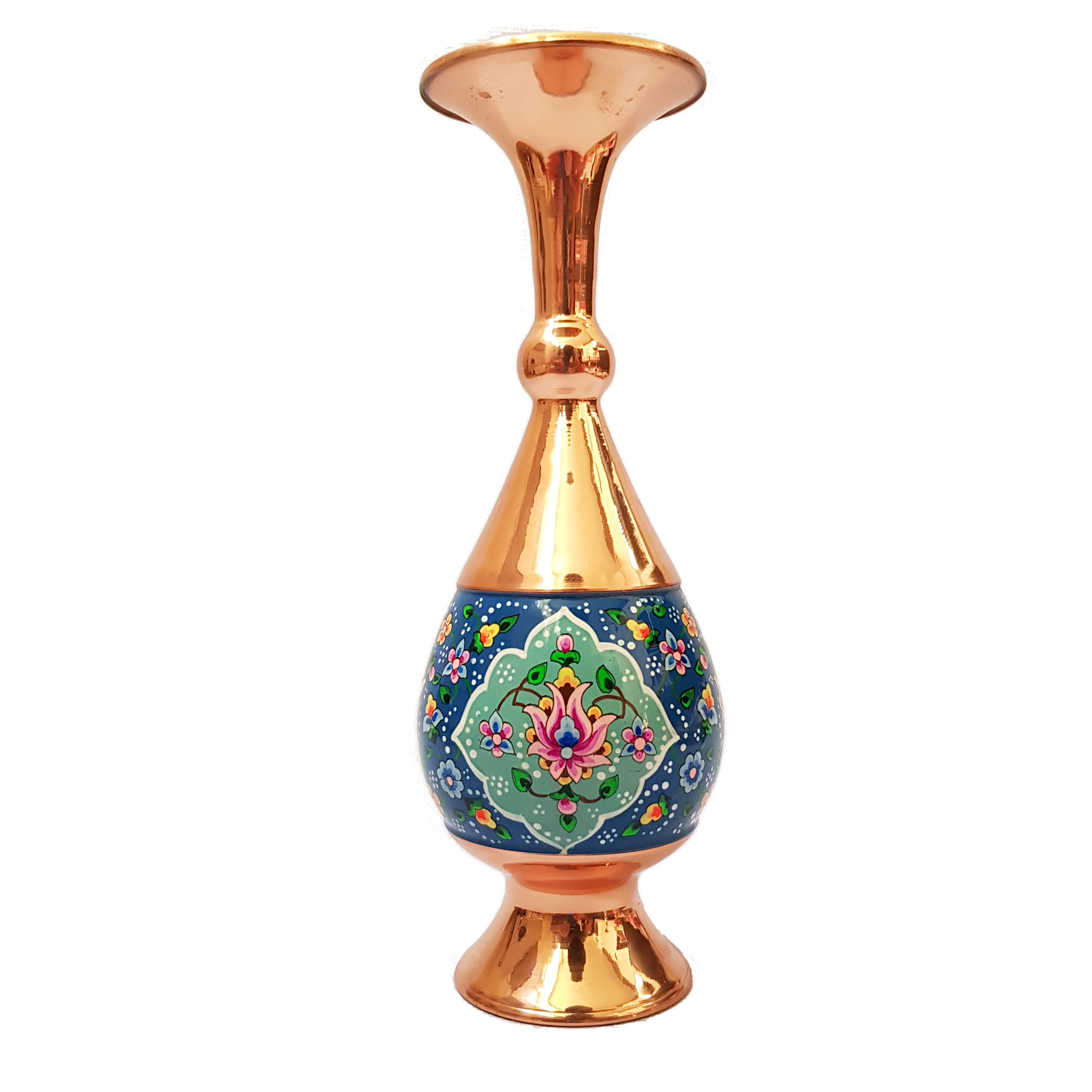 گلدان مسی مدل نقاشی پرداز کد 251
