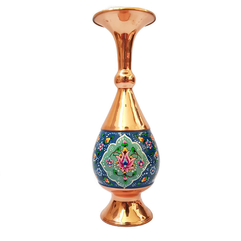 گلدان مسی مدل نقاشی پرداز کد 251