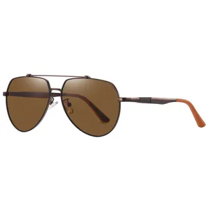 عینک آفتابی خلبانی مردانه آلبرت وگ مدل 6322C108P112 Polarized Avantgarde Visionary