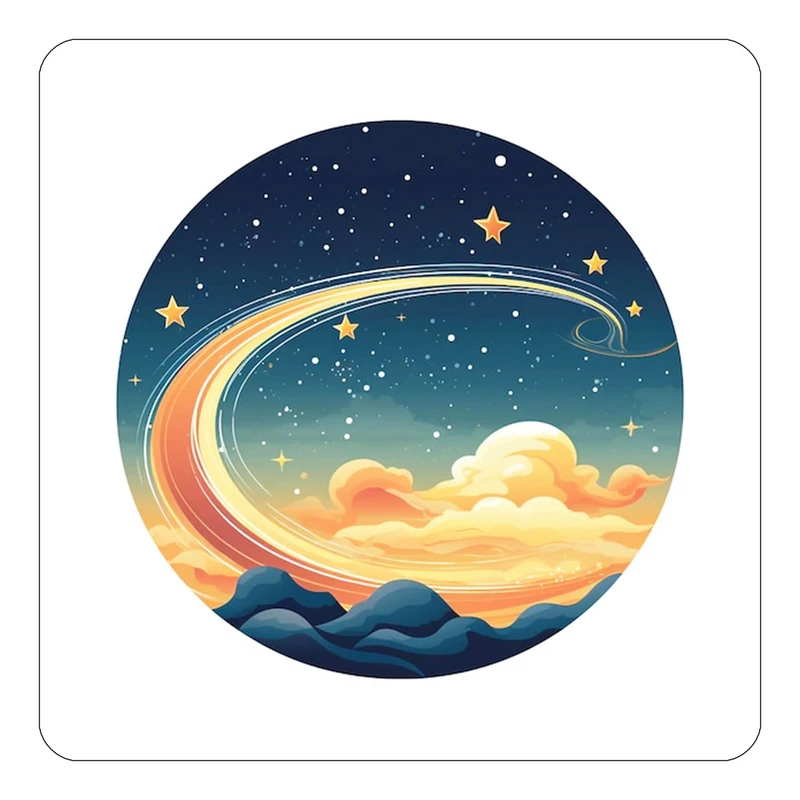 مگنت کاکتی طرح ماه و ستاره مدل mp54986