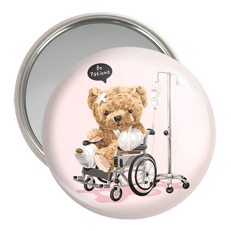 آینه جیبی خندالو مدل تدی Teddy کد 26173