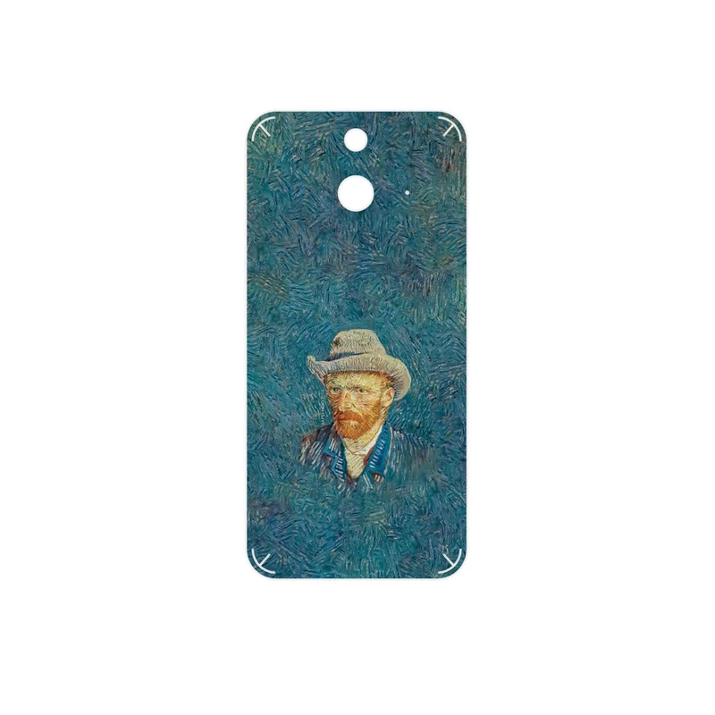 برچسب پوششی ماهوت مدل Self portrait with a gray felt hat مناسب برای گوشی موبایل اچ تی سی One E8