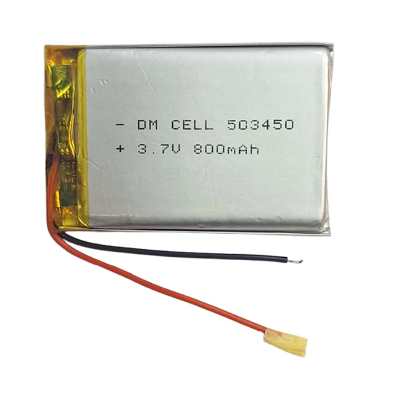 باتری لیتیومی دی ام سل مدل DM-503450 ظرفیت 800 میلی آمپر ساعت