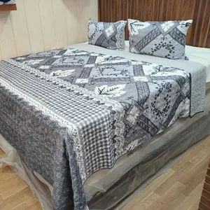 روتختی دو نفره مدل مخمل لوزی سایز 220x240 سانتی‌متر