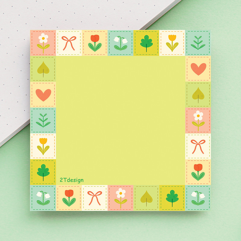 کاغذ یادداشت طوطی دیزاین مدل نوت پد طرح رنگارنگ کد NP-29