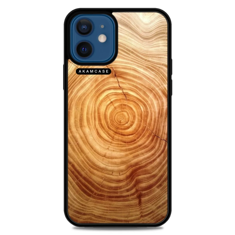 کاور آکام مدل AMC-WA12M-WOOD-2 مناسب برای گوشی موبایل اپل iPhone 12 Mini
