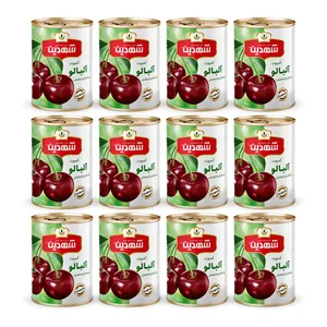 کمپوت آلبالو شهدین - 370 گرم بسته 12 عددی
