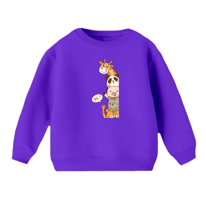 سویشرت بچگانه مدل حیوانات بامزه 