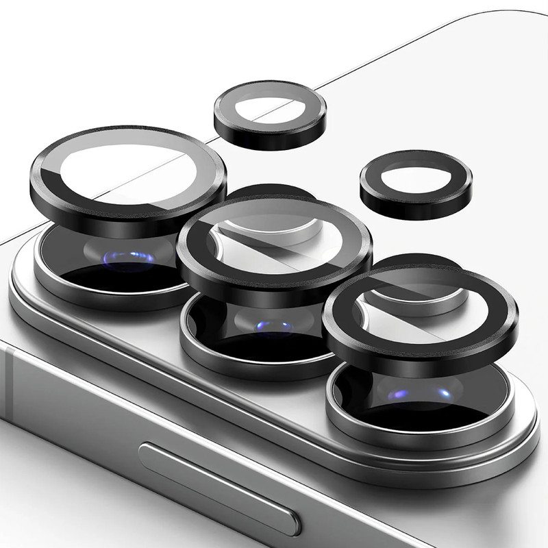 محافظ لنز دوربین فلزی اسپریگ مدل Ring Metal Luxury مناسب برای گوشی موبایل Galaxy S26 Ultra