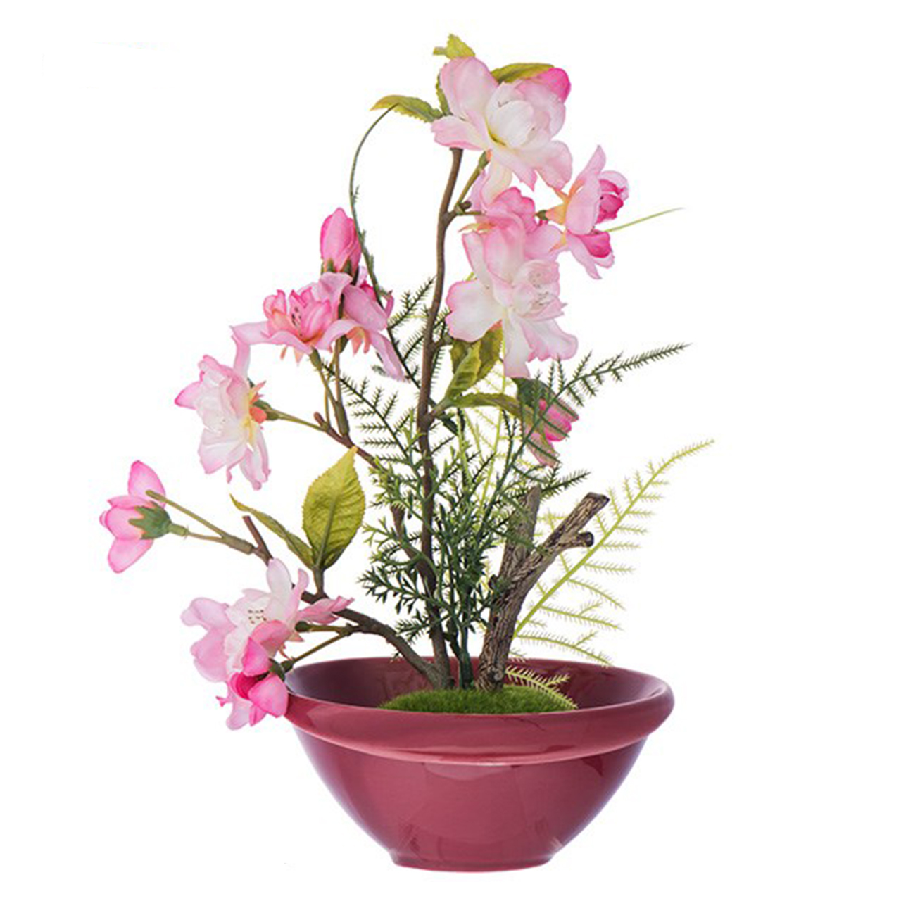 راهنمای  خرید اینترنتی گل دکوری راز گل مدل شکوفه صورتی کد ۲۵۸