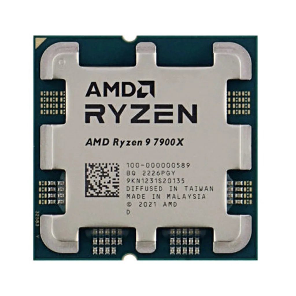 پردازنده مرکزی ای ام دی مدل Ryzen 9 7900X - Tray