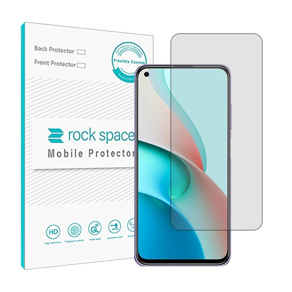 محافظ صفحه نمایش شفاف راک اسپیس مدل HyGEL مناسب برای گوشی موبایل  شیائومی Redmi Note 9 5G