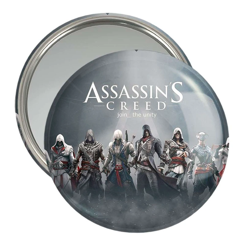 آینه جیبی خندالو طرح اساسینز کرید کد 4973