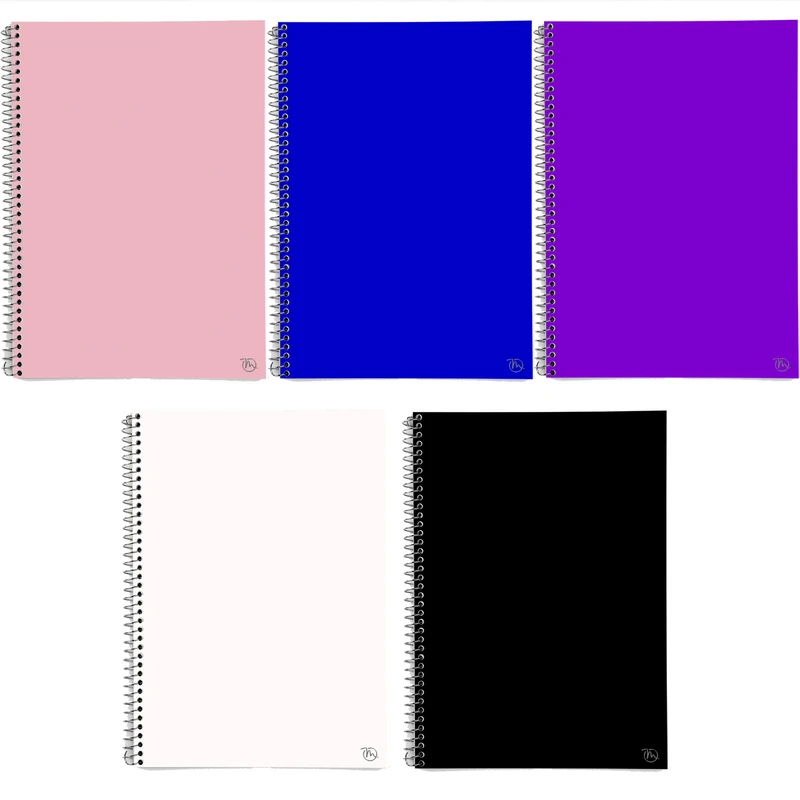 دفتر مشق 50 برگ مدوپد طرح ساده کد BD10086 مجموعه 5 عددی