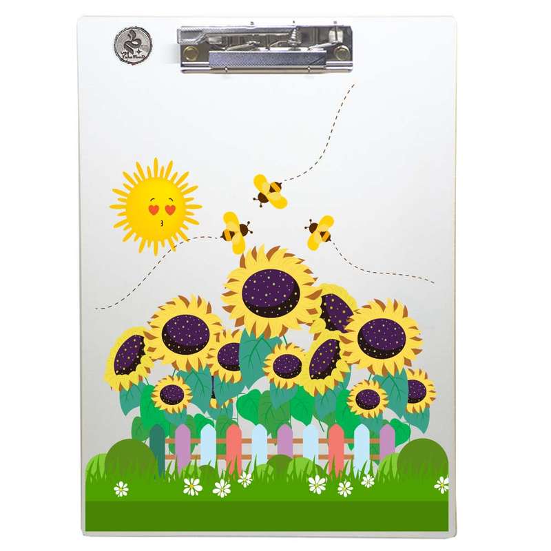 تخته شاسی طه چوب مدل Sunflower01 سایز A4