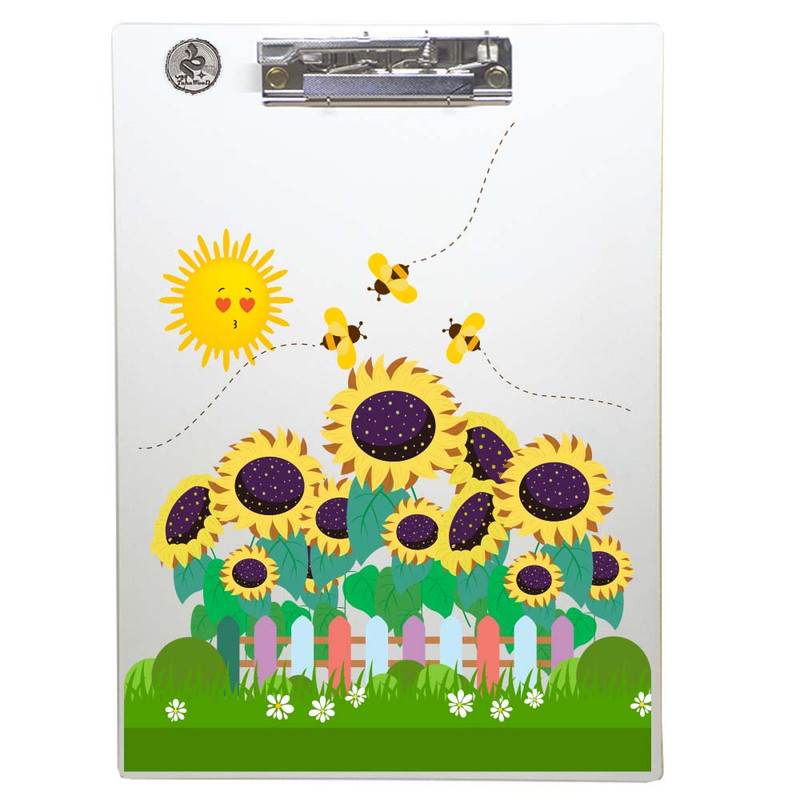 تخته شاسی طه چوب  مدل Sunflower01 سایز A4