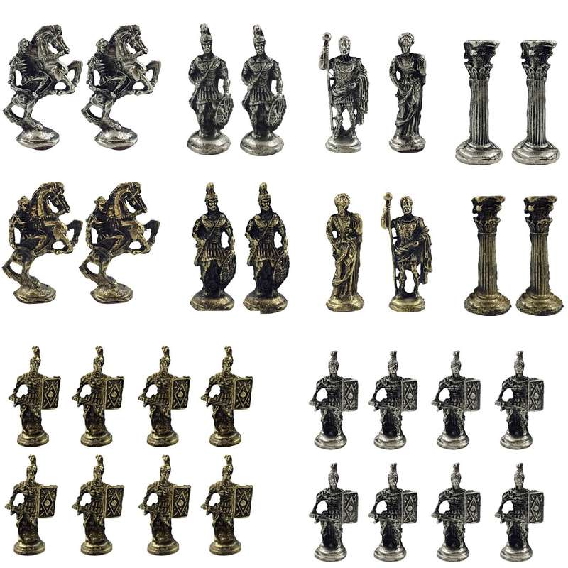 مهره شطرنج مدل جنگ صلیبی مجموعه 32 عددی
