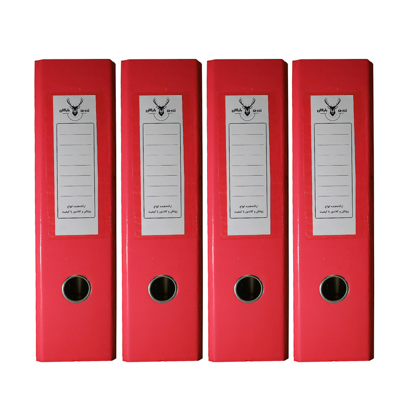 زونکن زرین بایگان مدل A4 بسته 4 عددی