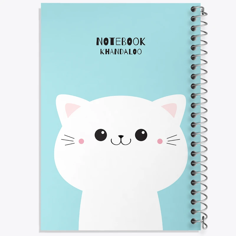 دفتر مشق 50 برگ خندالو طرح گربه بامزه کد N1190
