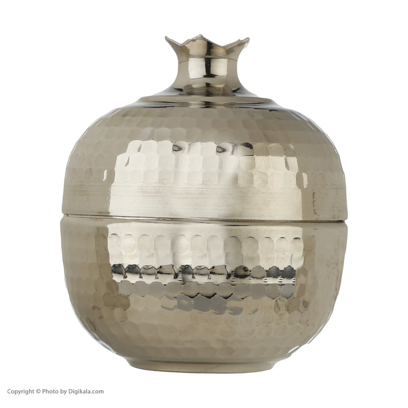 عکس شماره 3 : قندان مسی مس زنجان مدل انار کد 009