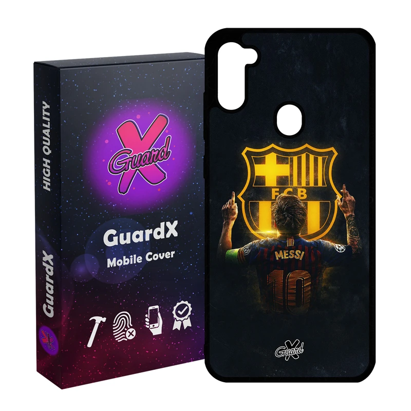 کاور گارد ایکس طرح Messi مدل Glass10196 مناسب برای گوشی موبایل سامسونگ Galaxy A11 / M11