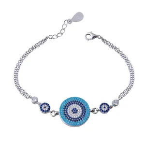   دستبند نقره زنانه بازرگانی میلادی کد DP_239