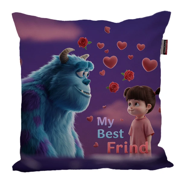 کوسن پاد آفرین مدل سالیوان و بو  طرح دوست صمیمی کد 1543