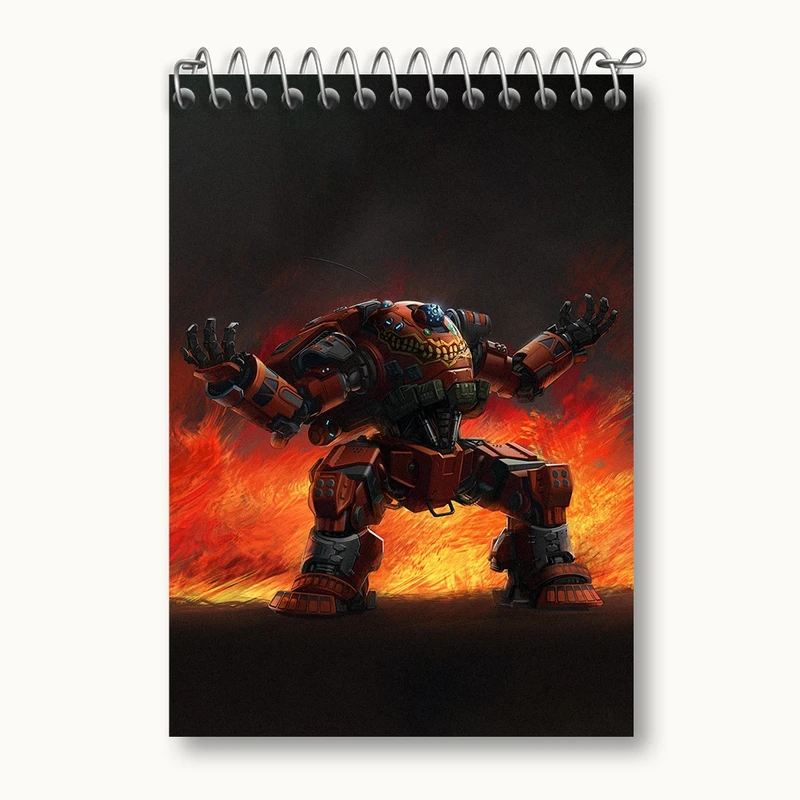 دفتر یادداشت 50 برگ خندالو مدل بازی تایتان فال (Titanfall) کد 32593