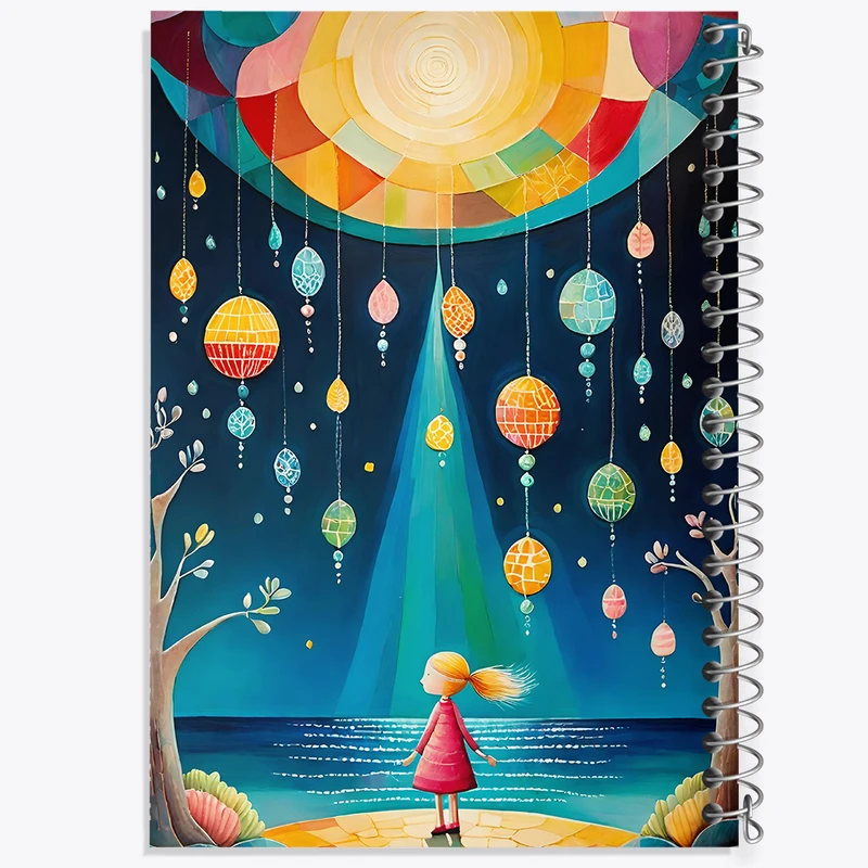 دفتر مشق 100 برگ خندالو طرح دخترانه کد F5142