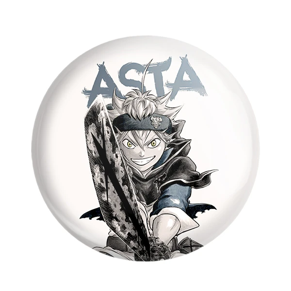 مگنت خندالو طرح آستا انیمه بلک کلاور Black Clover کد 10253