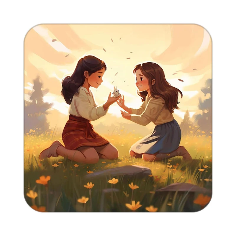 زیر لیوانی کاکتی مدل عاشقانه کد mp12215