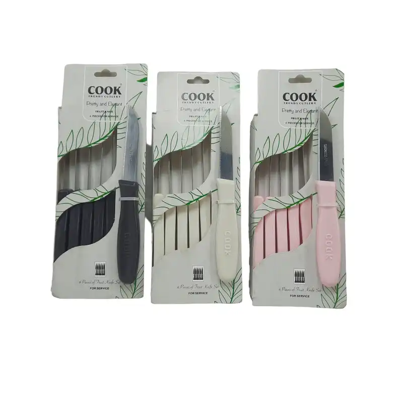 چاقو میوه خوری کوک مدل CK-06 مجموعه 6 عددی