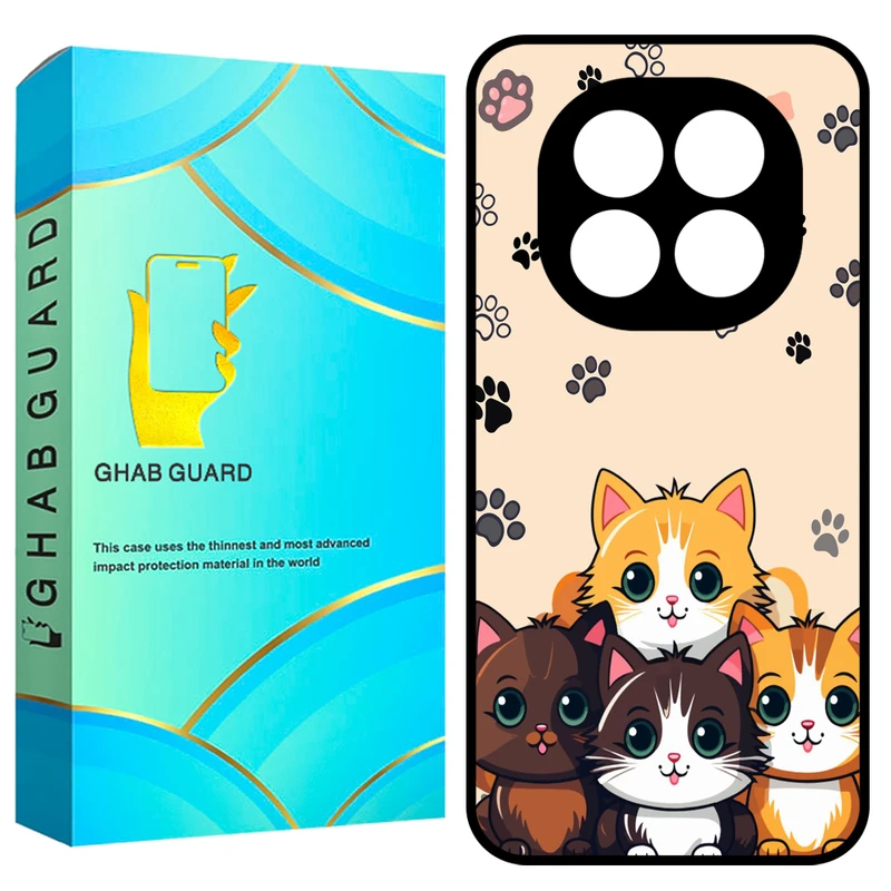 کاور قاب گارد طرح گربه مدل GN14P مناسب برای گوشی موبایل شیائومی Redmi Note 14 Pro 5G / Note 14 Pro Plus 5G