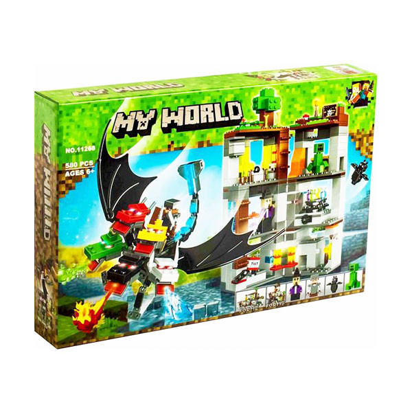 ساختنی مدل ماینکرافت نبرد اژدها Minecraft Dragon Wars مدل 11268