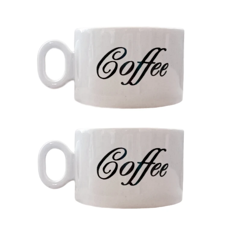 فنجان قهوه خوری مدل coffee کد 02 بسته دو عددی