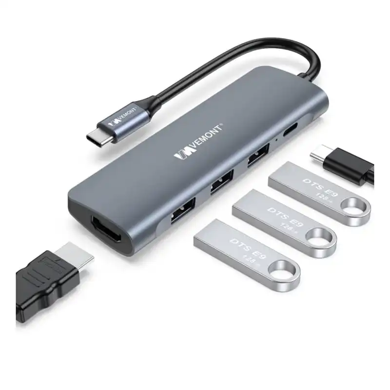 هاب 5 پورت ومونت مدل USB-3107